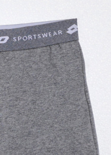 Boxer coton avec ceinture logo Gris
