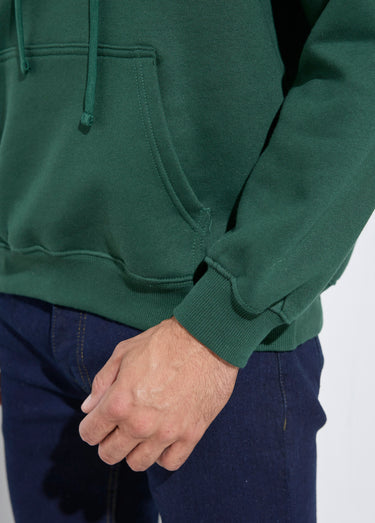Sweat shirt à capuche et poche kangourou Vert Fonce