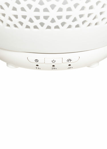 Diffuseur ajouré d'huiles essentielles Blanc