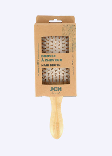 Brosse plate à picots, cheveux épais Bois