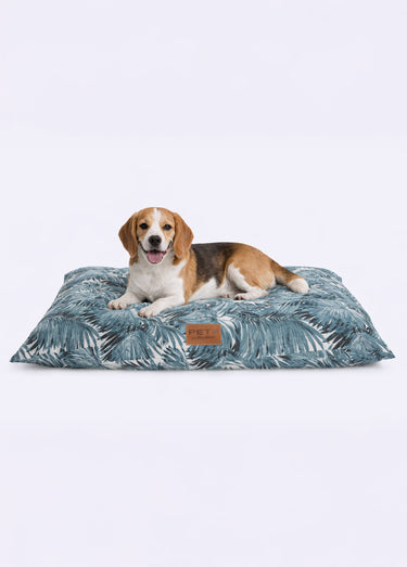 Coussin de repos pour chien, imprimé Vert/Blanc