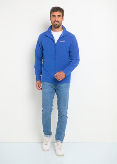 Veste polaire chaude avec col montant Bleu Royal