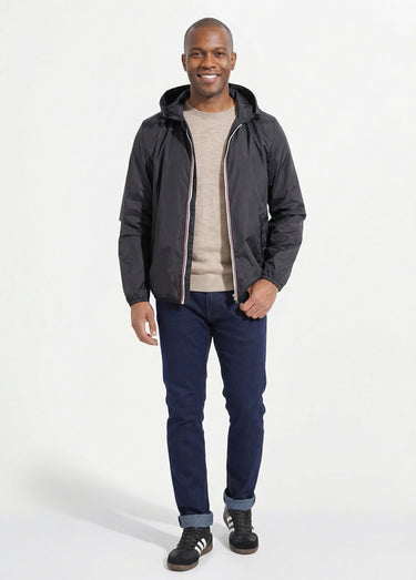 Parka courte déperlante tendance Noir