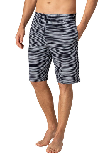 Pyjama short imprimé homme Bordeaux/Marine