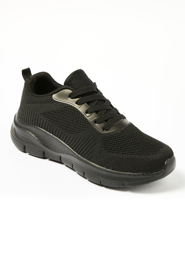 Baskets dad shoes mesh Noir