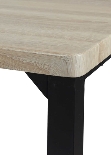 Table mange debout + 4 Tabourets hauts LOKA Marron/Noir