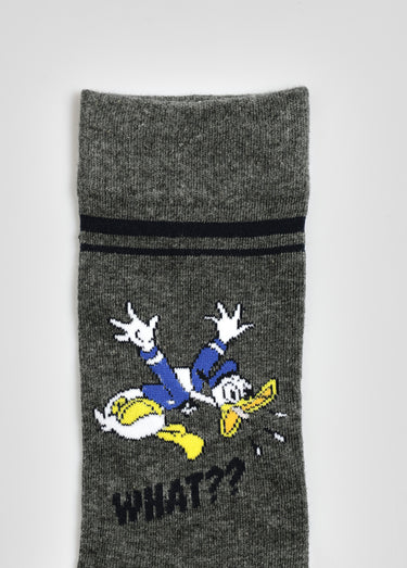 Chaussettes coton, Mickey and Friends Gris Fonce