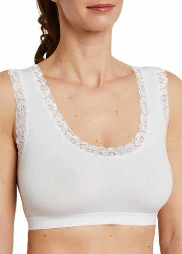 Brassière soutien-gorge dentelle souple Blanc
