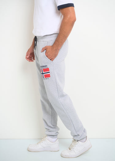Pantalon de jogging molleton pour homme Gris Melange