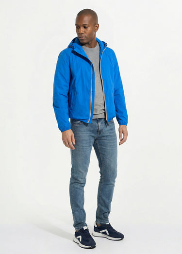 Coupe-vent déperlant avec capuche Bleu Royal