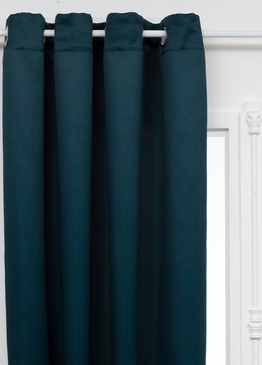 Rideau occultant oeillets métal 140x260cm Bleu égéen