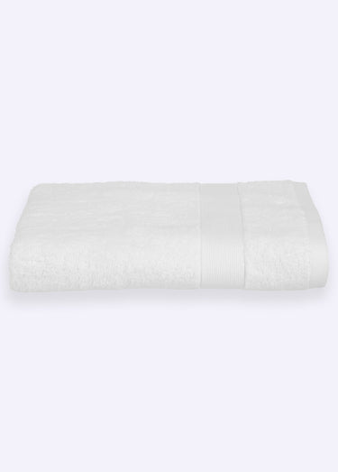 Drap de bain épais pur coton 100x150cm Blanc