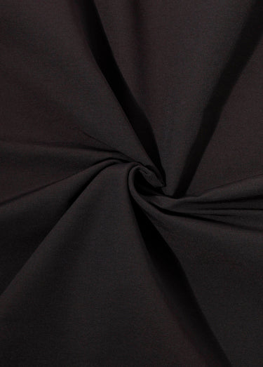 Coupon tissu, bengaline stretch foncé Chocolat