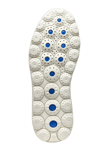 Baskets sportwear à lacets en mesh Bleu Marine