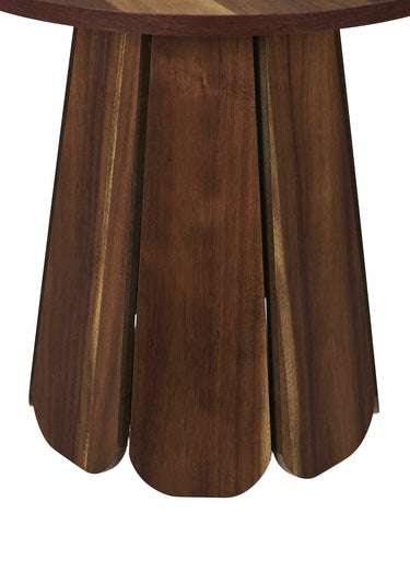 Table d'appoint en bois style ethnique Marron
