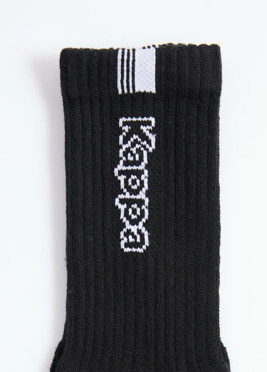 Chaussettes de sport côtelées assorties Blanc/Gris/Noir
