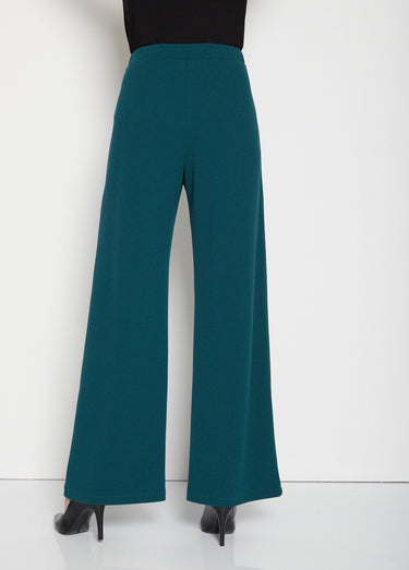 Pantalon large effet pont Vert