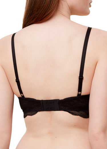 Soutien-gorge rembourré dentelle Noir