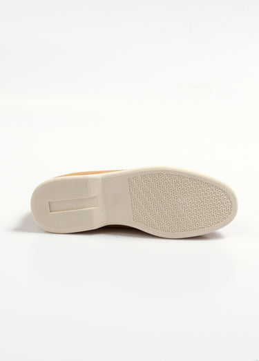 Mocassins confortables en suédine Camel