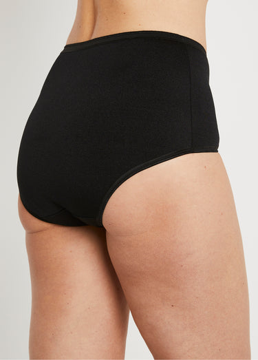 Culotte couvrante taille haute - lot de 2 Noir Lot2