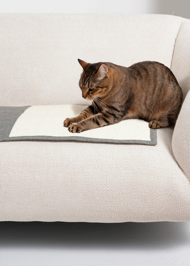 Tapis griffoir nomade pour canapé Gris