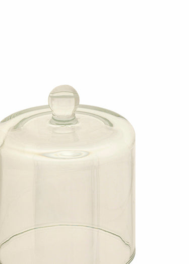 Bougie parfumée sous cloche de verre Rose