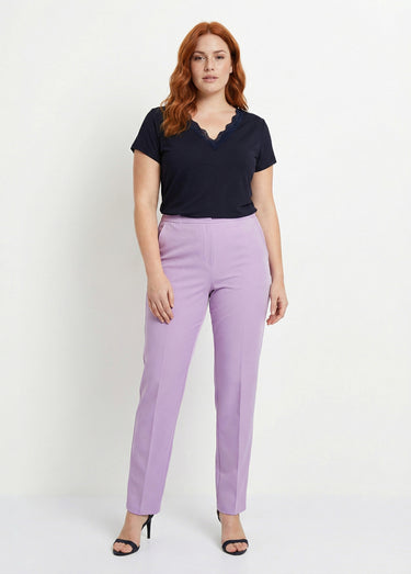 Pantalon droit taille semi-élastiquée Parme