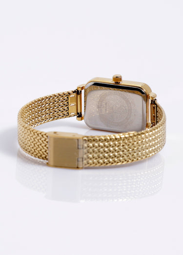 Montre bijou cadran rectangulaire strass