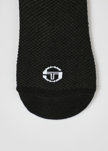Socquettes de sport invisibles de marque Noir