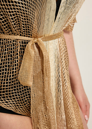 Robe de plage en maille multicolore Dore