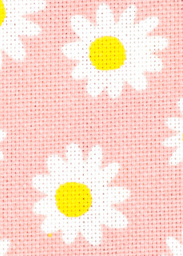 Coupon tissu déco, pâquerettes 3x1,4m Imprime Nude