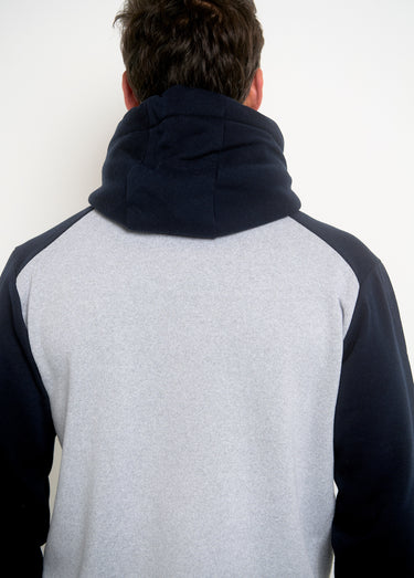 Sweat à capuche avec logo vintage Gris Melange