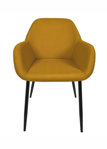 Set 2 Fauteuils design maille mesh ATOME Jaune
