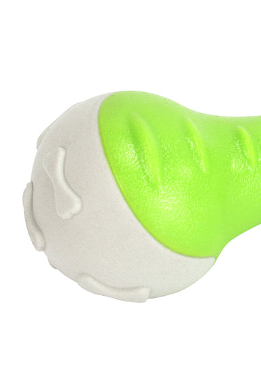 Jouet os bicolore pour chien Vert