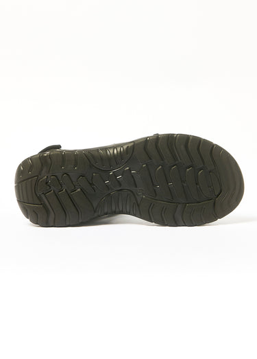 Sandales confortables cuir, 3 brides Gris