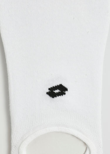 Socquettes discrètes bande anti glisse Blanc