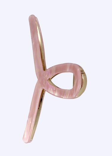 Pince à cheveux, forme nœud Rose