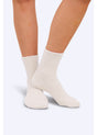 Lot de 2 paires de chaussons-chaussettes Ivoire Lot2