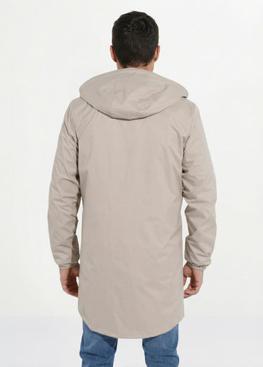 Parka longue déperlante tendance Beige