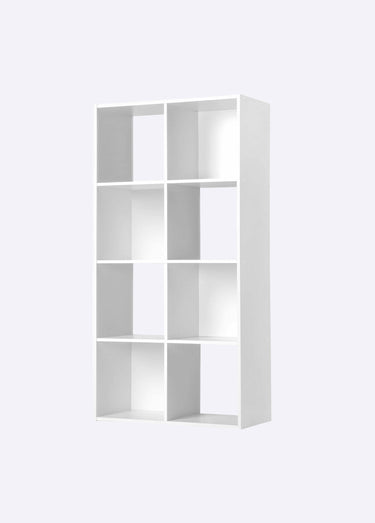 COMPO Etagère de rangement 8 cases 1B Blanc