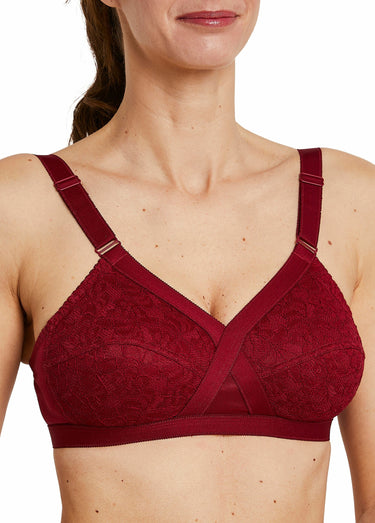Soutien-gorge sans armatures croisé - lot de 2 Carmin Lot2