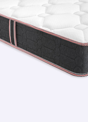 Matelas ferme en mousse anti_acariens, haut. 20cm Blanc