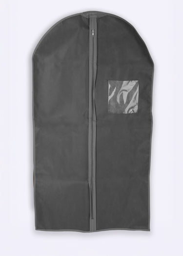 Housse à vêtements 130cm zippée, textile Gris