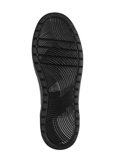 Baskets à lacets, dessus texturé Noir