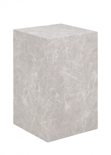 Table d'appoint haute, aspect marbre Marbre