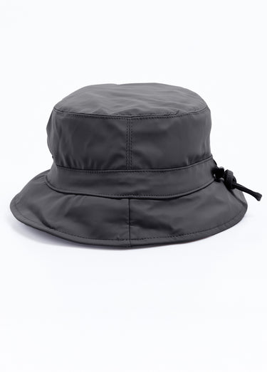 Chapeau de pluie doublé polaire Noir