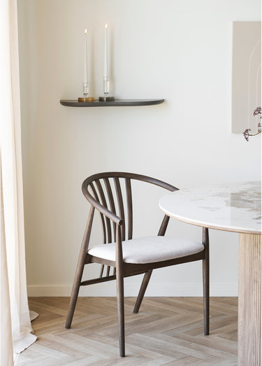 Etagère murale forme organique BOTTA, 2M Marron
