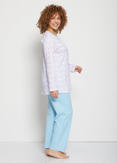 Haut de pyjama manches longues Imprime
