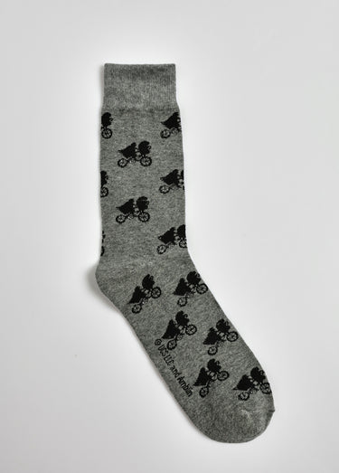 Paire de chaussettes licence E.T. Gris Fonce