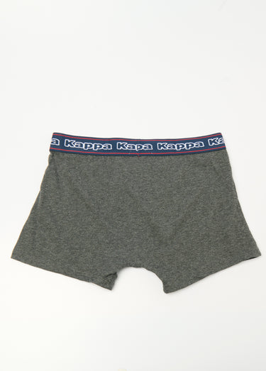 Boxer en coton ceinture élastiquée Gris